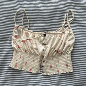 Urban outfitters flower tank top